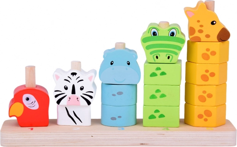 Juego divertido con animales y colores