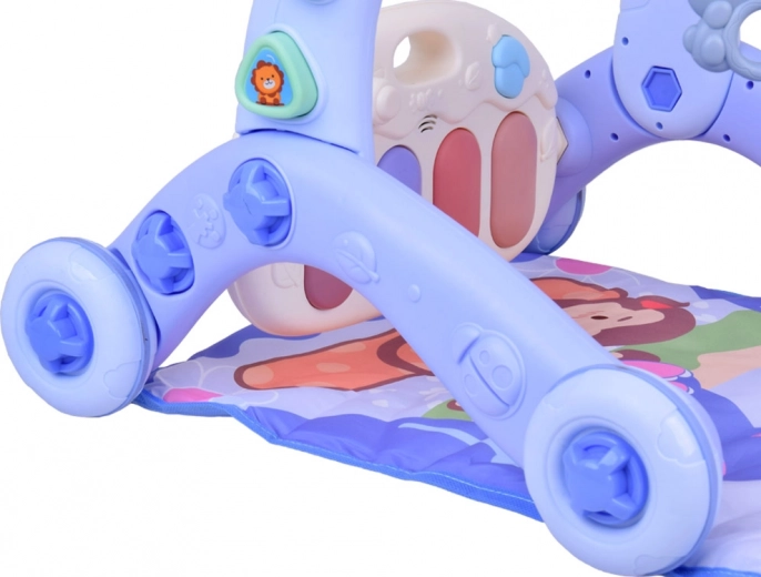 Andador de empuje estable con clasificador de formas