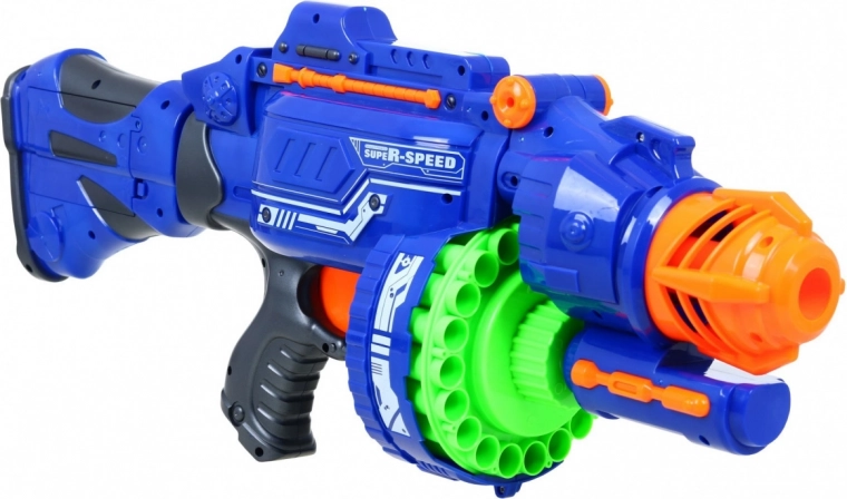 Bláster de tambor semiautomático con disparo rápido