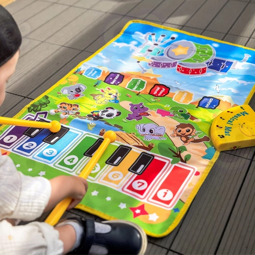 Dos modos de juego: piano y batería