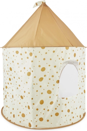 Diseño con lunares y ventanas transparentes
