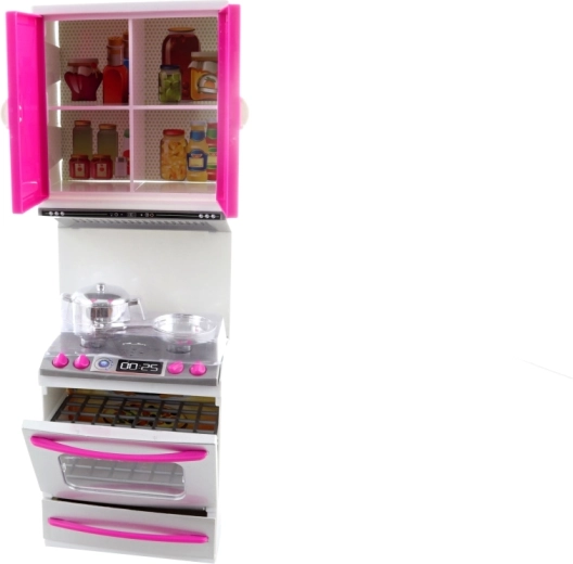 Placa de cocina realista a pilas