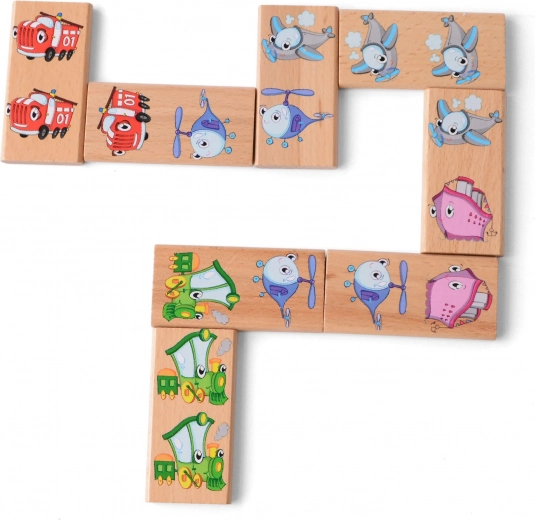 Ilustraciones alegres de medios de transporte