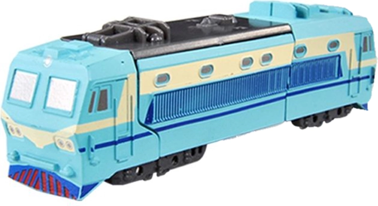 Acabado detallado de la locomotora