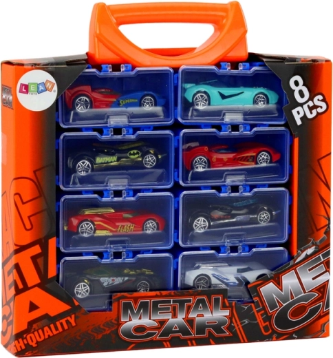 8 coches metálicos para carreras sin fin