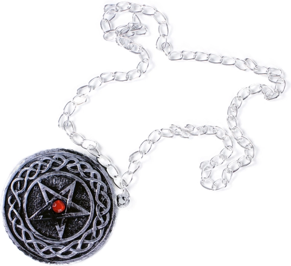 Collar gótico con pentagrama