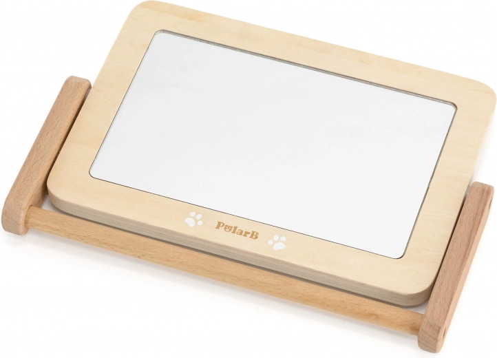 Espejito de madera seguro para el autodescubrimiento