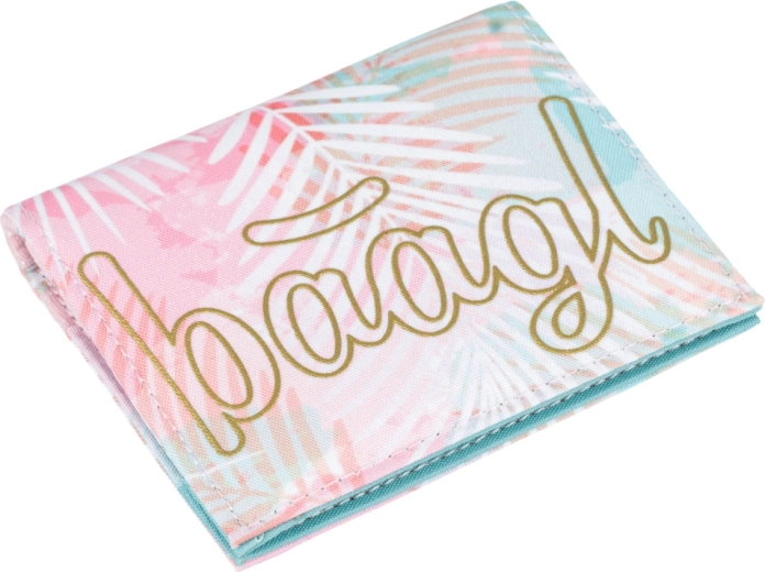 Estilo Sunset con hojas tropicales