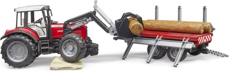 Cargador frontal funcional para un trabajo realista