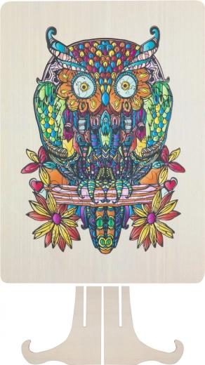 Búho ilustrado con detalle