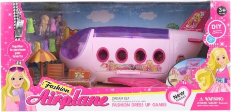 Avión lleno de accesorios para historias infinitas