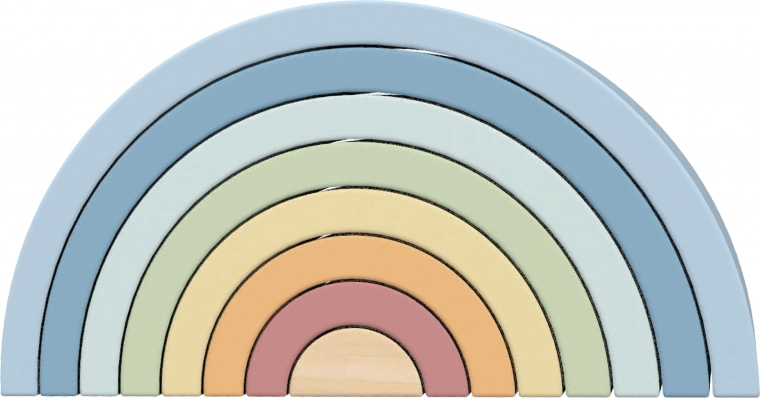 Ocho arcos en tonos pastel para construcciones infinitas