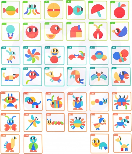 40 plantillas en 3 niveles de dificultad