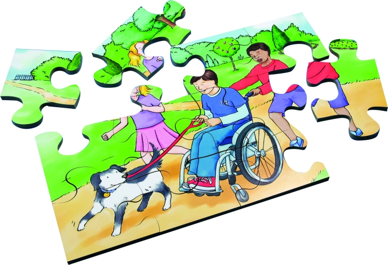 Escenas diversas que incluyen la inclusión