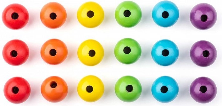 Grandes cuentas para manos pequeñas