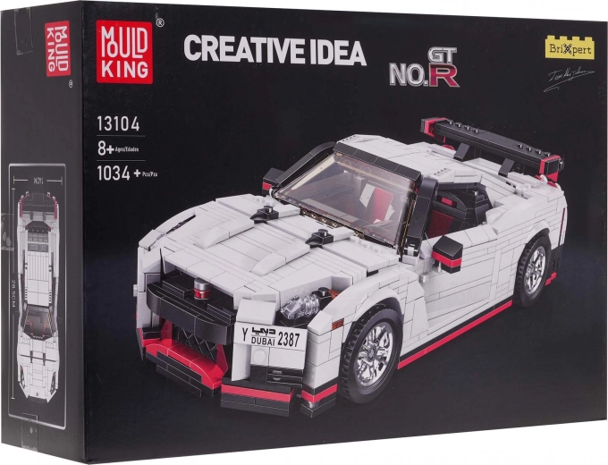 1034 piezas para un modelo realista
