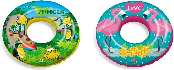 Diseño único de flamencos y jungla