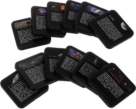 13 discos de película intercambiables con espacio realista