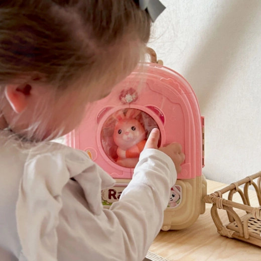 Casita móvil para el conejito