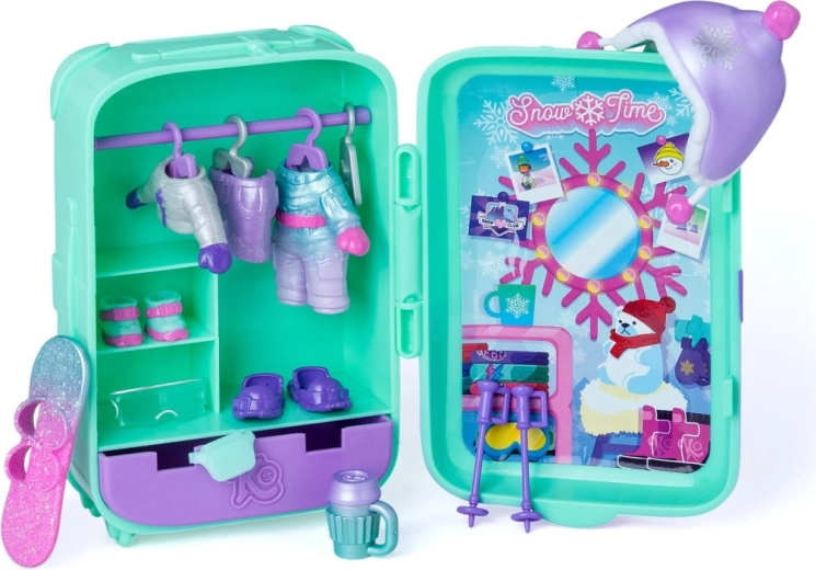 Maletín con armario para jugar en cualquier lugar