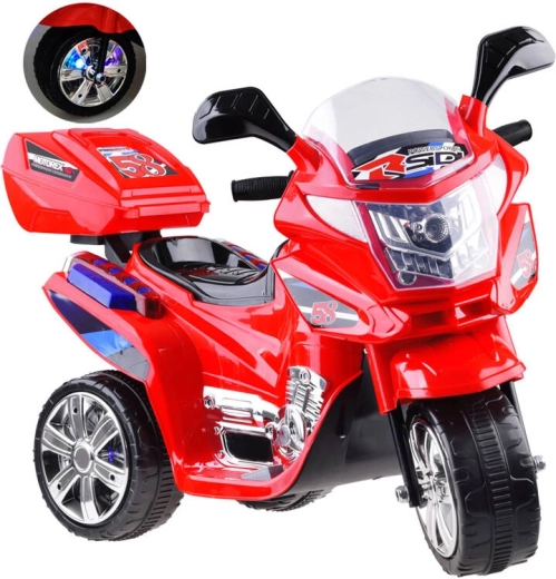 Iluminación LED brillante en toda la motocicleta