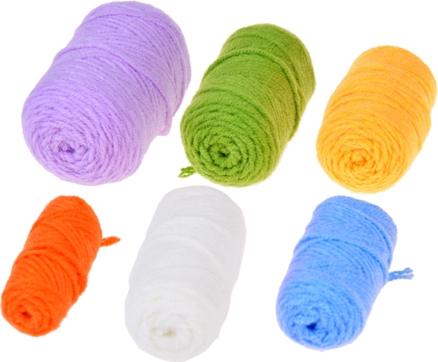 Ovillos coloridos para combinaciones creativas