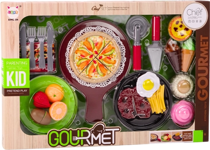 Set gourmet completo para jugar al restaurante