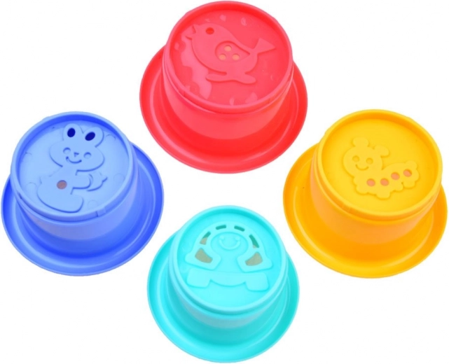 Aprender jugando con vasitos de colores