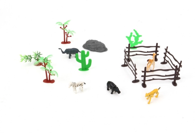 Juego imaginativo con escenas de safari