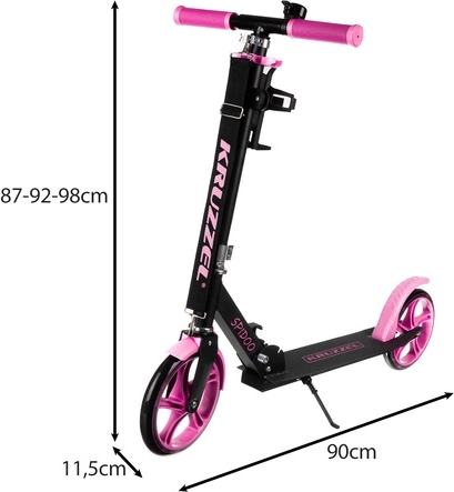Grandes ruedas de 200 mm para una conducción suave