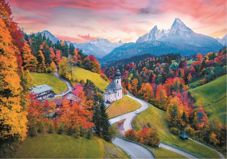 Los Alpes otoñales al alcance