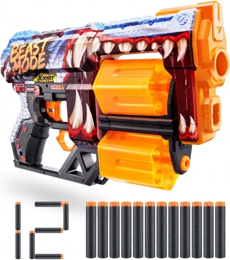 Doble tambor y capacidad para 12 dardos