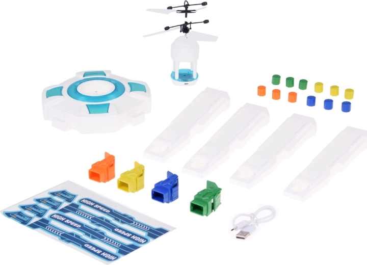 Carga por USB para una preparación rápida para el vuelo