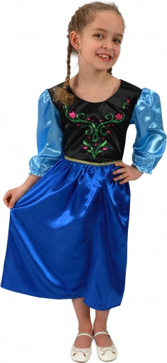 Elegante combinación en negro y azul