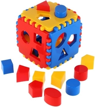 Cubo desmontable para múltiples formas de juego