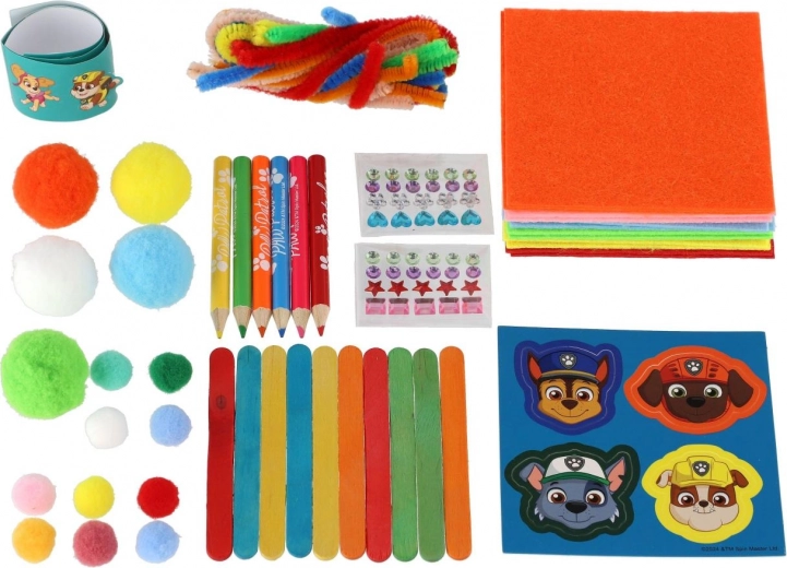 Amplio set de materiales creativos