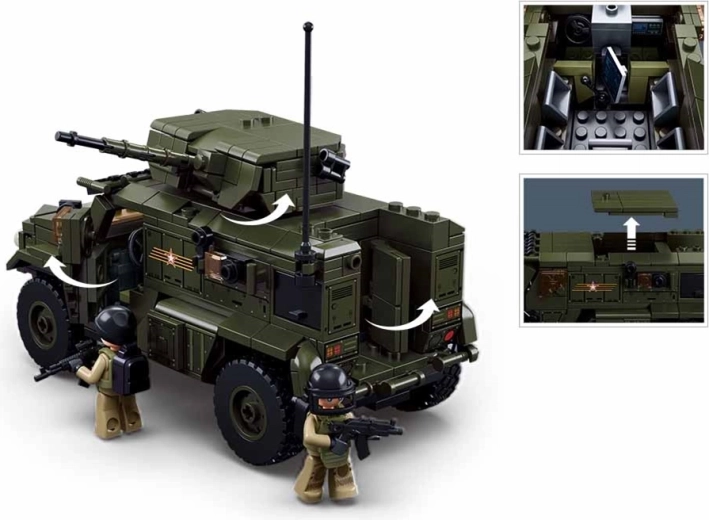 Elementos funcionales y minifiguras articuladas