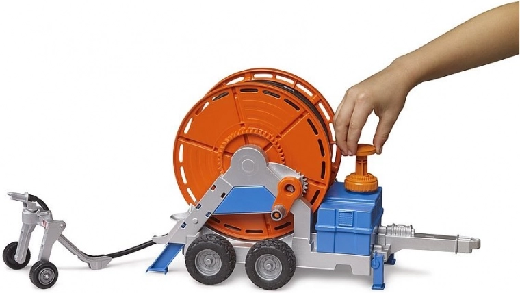 Carrete con manivela y manguera de 1,8 m