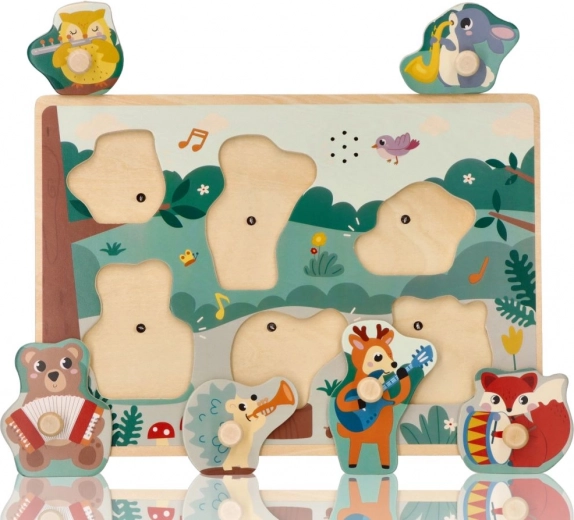 Sonidos divertidos de instrumentos musicales