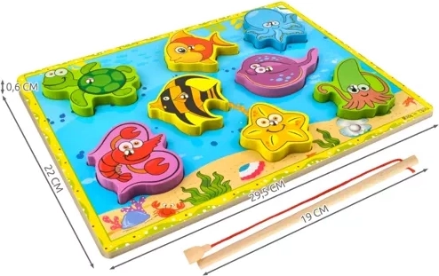 Diversión 2 en 1: puzzle y pesca