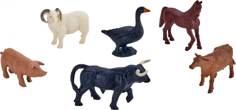 Mini figuras realistas de granja