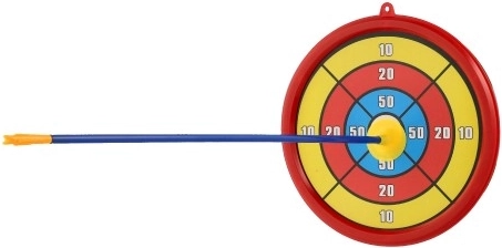 Diana de colores con puntuación