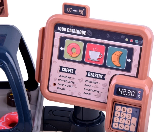 Caja registradora y terminal de pago como de verdad