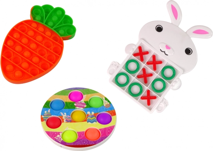 Diversión sensorial con pop it y elementos táctiles