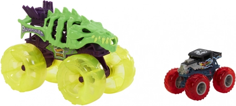 Dos rivales: Bone Shaker y Skelesaurus