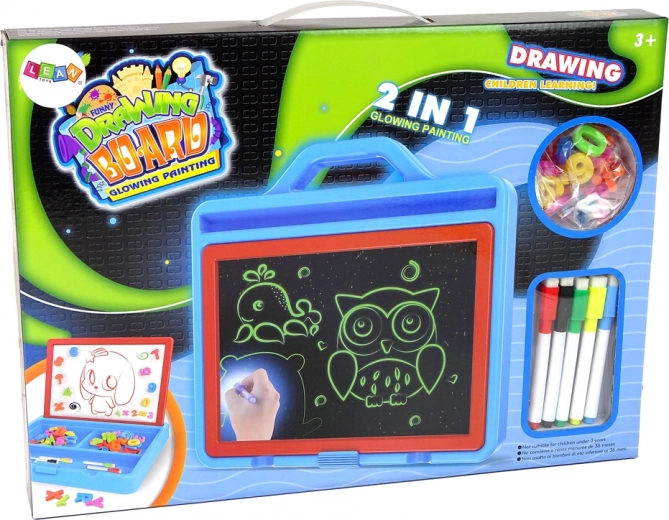 Dibujo brillante con efecto LED