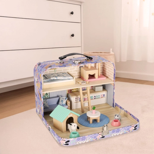 Mini vivienda de dos plantas con equipamiento completo