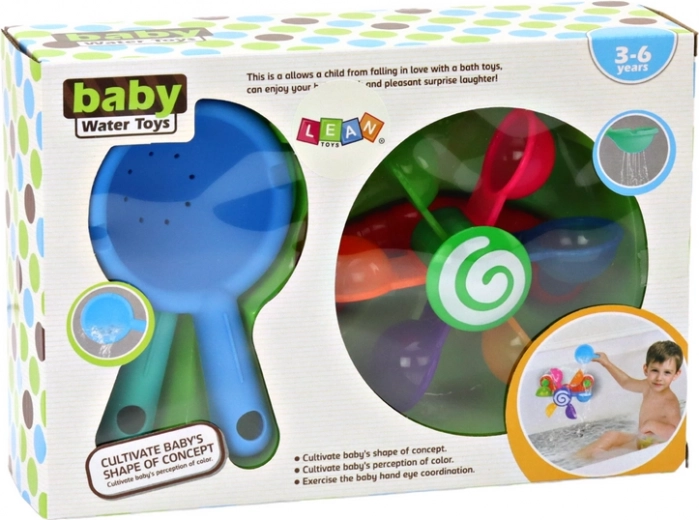 Cuencos de colores giratorios