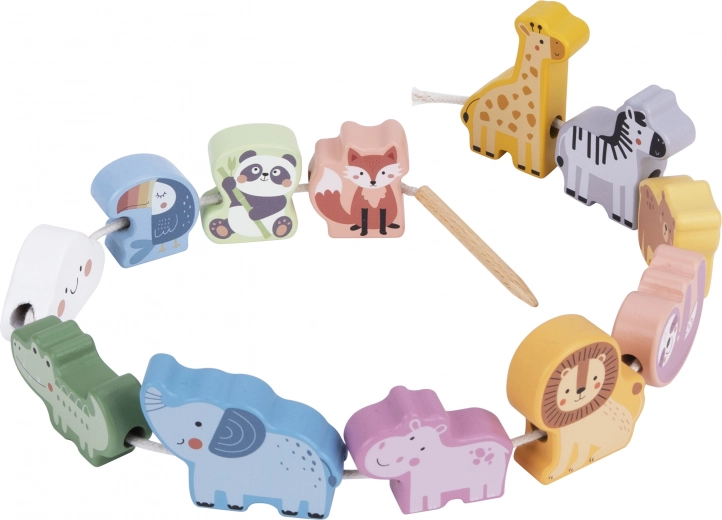 ZOO creativo en un cordón