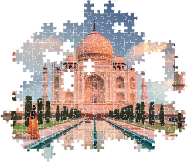 Diseño único del Taj Mahal